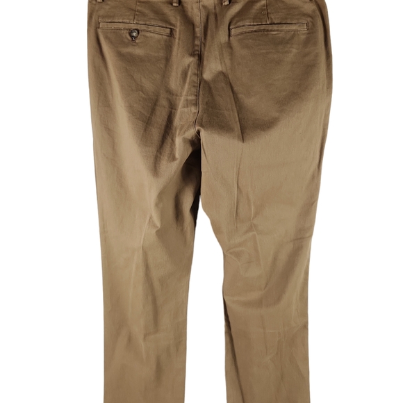 NWT, Old Navy, 0349, Men's tan, slim pants, belt loops, pockets, Sz 34×32 - Picture 5 of 9